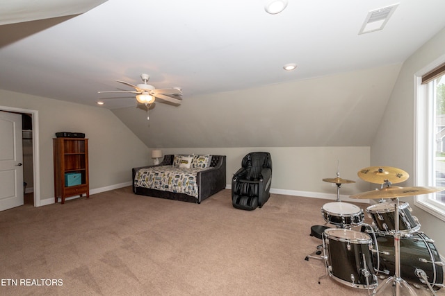 3132 Bakertown Station Way, Knoxville, TN 37931 - bedroom featuring lofted ceiling, carpet flooring, and recessed lighting