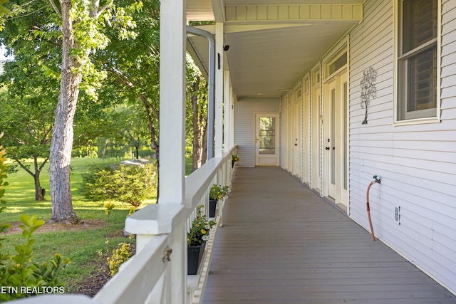 310 Savannah Shores Dr, Delano, TN 37325 - view of wooden porch