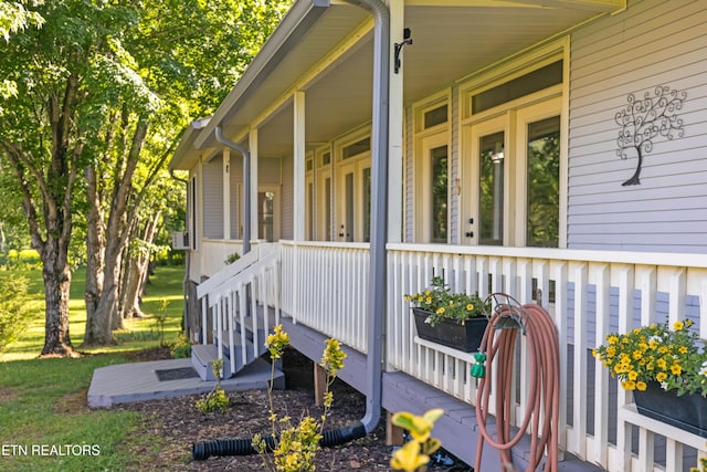 310 Savannah Shores Dr, Delano, TN 37325 - view of home's exterior featuring a porch