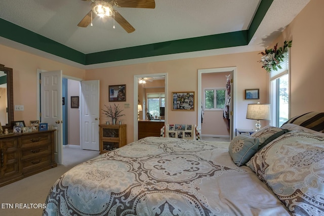 307 Okmulgee Cir, Loudon, TN 37774 - carpeted bedroom with baseboards and a ceiling fan