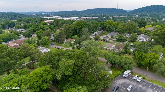 714 E Emerald Ave, Knoxville, TN 37917 - aerial view of property's location with a mountainous background
