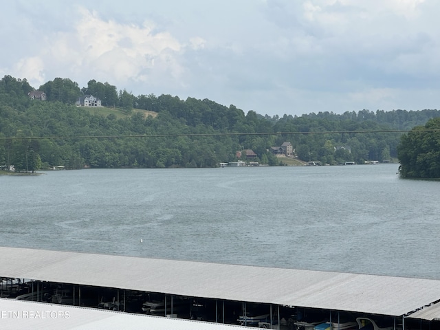 148 Mariner Point Rd, Lafollette, TN 37766 - water view featuring a heavily wooded area