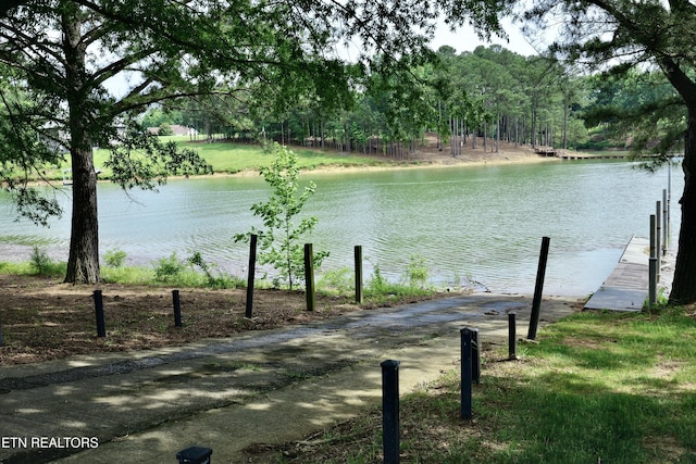 1014 Fair Meadow Dr, Dandridge, TN 37725 - water view with a boat dock