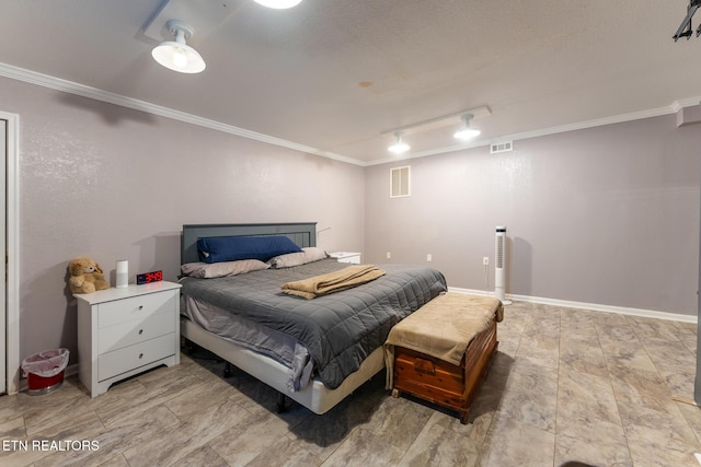 409 Turner Rd, Crossville, TN 38555 - bedroom with ornamental molding and rail lighting