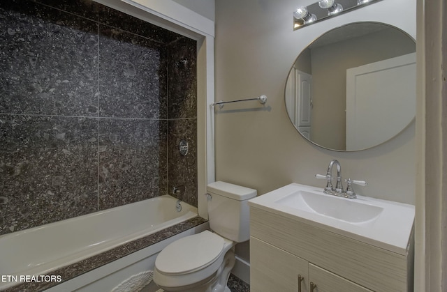 129 S Elmwood St, Knoxville, TN 37914 - full bath with shower / bathtub combination, toilet, and vanity