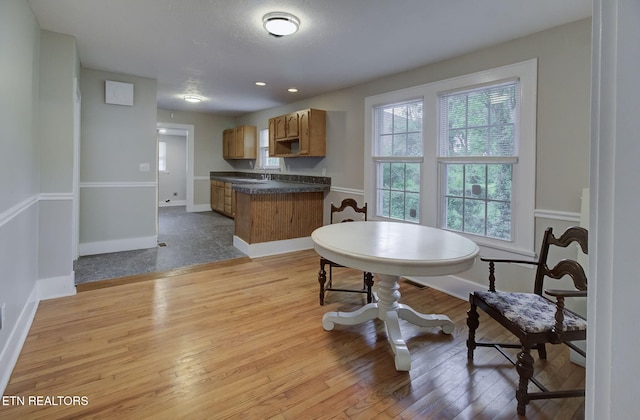 129 S Elmwood St, Knoxville, TN 37914 - dining area featuring light wood-style floors and baseboards