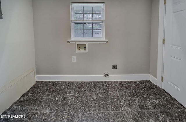 129 S Elmwood St, Knoxville, TN 37914 - laundry area with electric dryer hookup, hookup for a washing machine, and baseboards