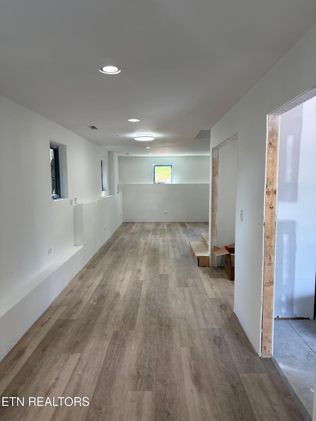 707 Powell Valley Shores Cir, Speedwell, TN 37870 - empty room featuring wood finished floors and recessed lighting