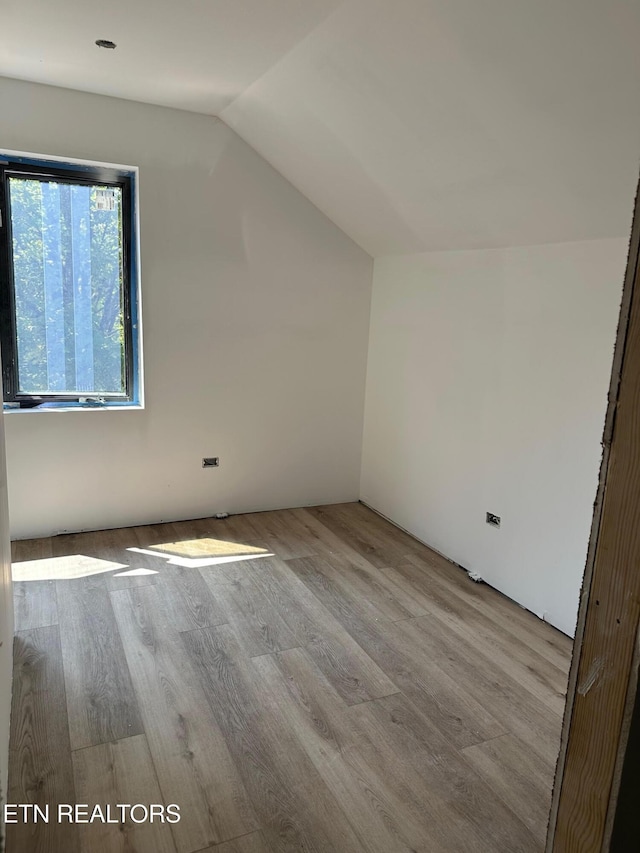 707 Powell Valley Shores Cir, Speedwell, TN 37870 - additional living space featuring wood finished floors and lofted ceiling