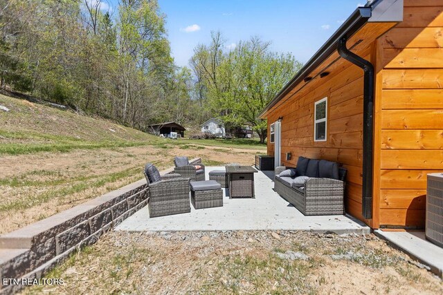 830 Hembree Hollow Rd, Townsend, TN 37882 - view of patio featuring outdoor lounge area