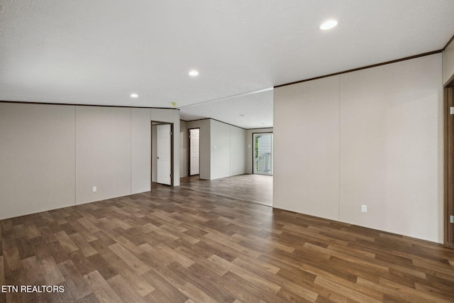 4001 Lilac Ave, Knoxville, TN 37914 - empty room with wood finished floors and recessed lighting