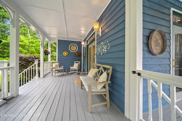 157 Wildcat Hollow Rd, New Tazewell, TN 37825 - view of wooden porch