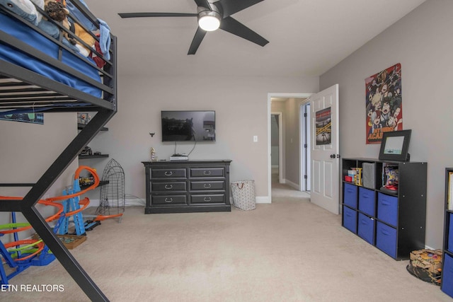 160 Brentwood Pl, Lenoir City, TN 37772 - carpeted bedroom with baseboards and ceiling fan