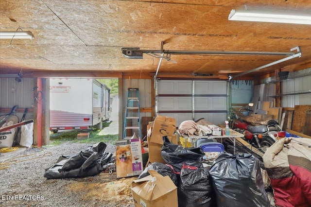 180 Stevenson Branch Rd, Middlesboro, KY 40965 - garage with a garage door opener