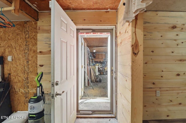180 Stevenson Branch Rd, Middlesboro, KY 40965 - doorway featuring wood walls