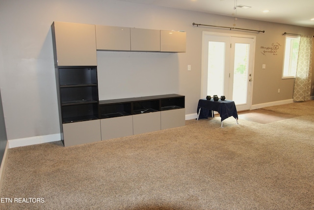241 Oswego Rd, Jellico, TN 37762 - carpeted living area with baseboards and recessed lighting