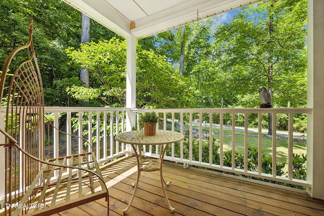 221 Stony Rock Ln, Jacksboro, TN 37757 - view of deck