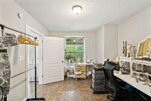 221 Stony Rock Ln, Jacksboro, TN 37757 - office with a textured ceiling