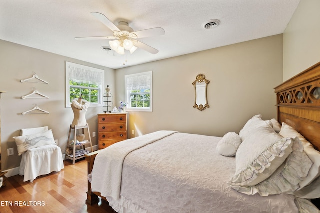 221 Stony Rock Ln, Jacksboro, TN 37757 - bedroom featuring wood finished floors and ceiling fan