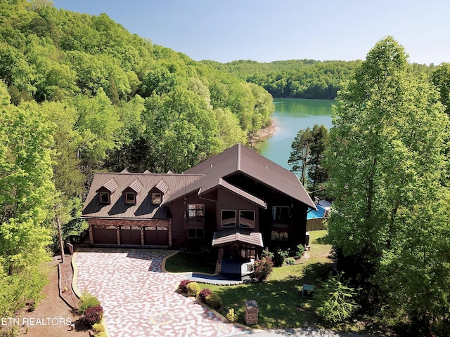 189 Bridle Way, Speedwell, TN 37870 - view of subject property with a forest and a large body of water