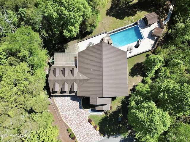189 Bridle Way, Speedwell, TN 37870 - view from above of property featuring a pool