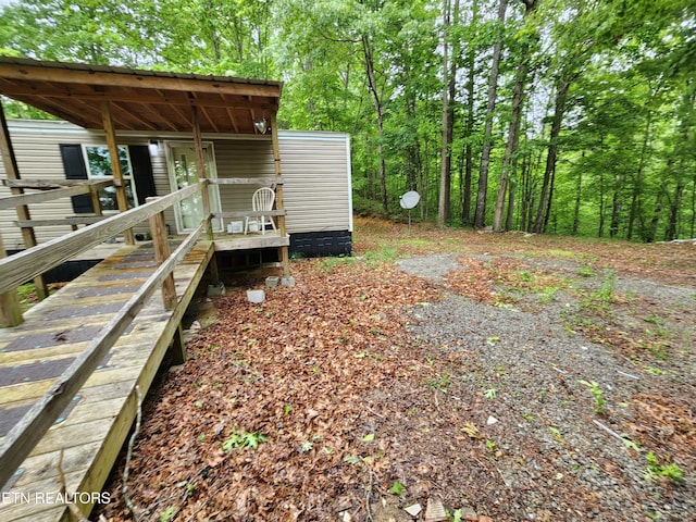 334 Corrington Ln, Lafollette, TN 37766 - view of yard featuring a wooded view