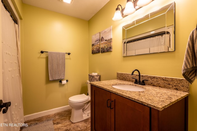 348 Willie D Dr, Jefferson City, TN 37760 - bathroom with vanity, baseboards, and toilet
