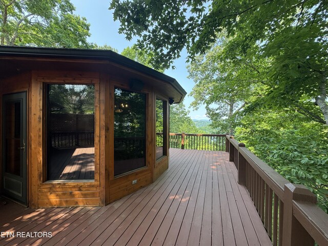 1186 Deerfield Way, Lafollette, TN 37766 - view of wooden terrace