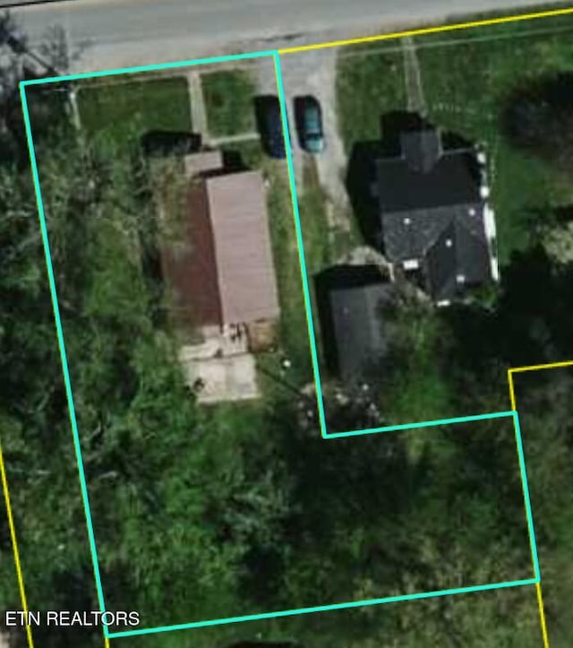 515 Winchester Ave, Middlesboro, KY 40965 - map of property location featuring property boundaries highlighted