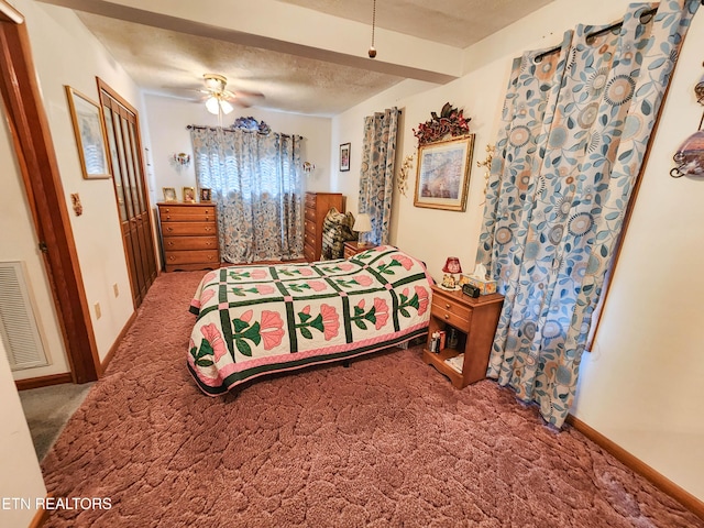 1711 Rocky Branch Rd, Rutledge, TN 37861 - carpeted bedroom featuring baseboards and ceiling fan