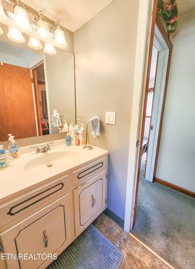 1711 Rocky Branch Rd, Rutledge, TN 37861 - bathroom with vanity and baseboards