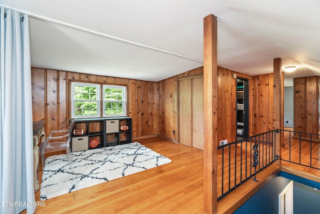 4051 Sutherland Ave, Knoxville, TN 37919 - entrance foyer with wood finished floors and wood walls