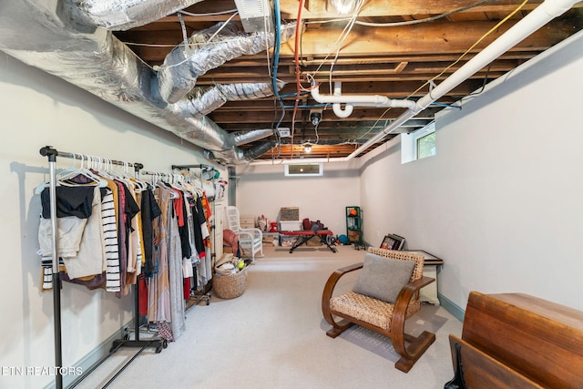 4051 Sutherland Ave, Knoxville, TN 37919 - basement featuring carpet floors and baseboards