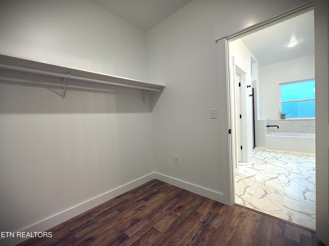 1146 Moodyville Loop, Byrdstown, TN 38549 - spacious closet with dark wood-style floors