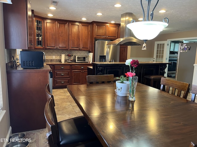1018 Southwind Cir, Dandridge, TN 37725 - dining space featuring recessed lighting and a textured ceiling
