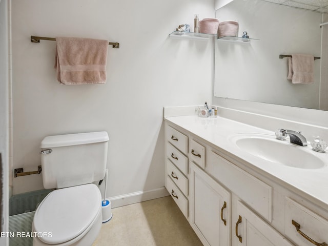 203 Regal Tower, Maryville, TN 37804 - bathroom with toilet, vanity, and baseboards
