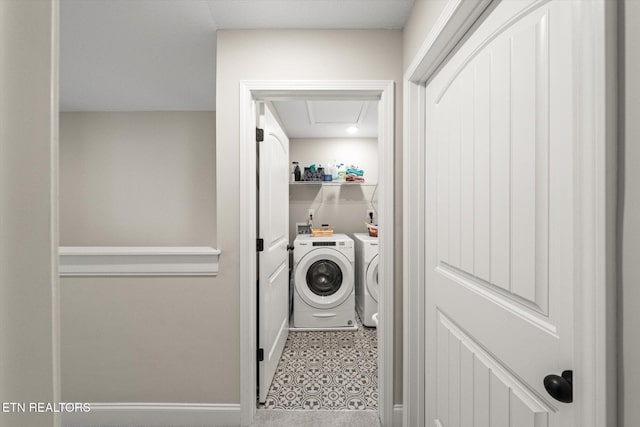 2516 Lemon Berry St, Knoxville, TN 37932 - washroom with independent washer and dryer and baseboards