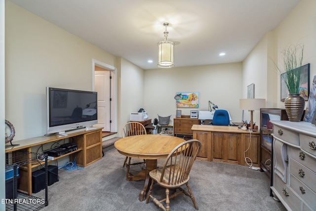111 Winchester Cir, Oak Ridge, TN 37830 - office space featuring carpet flooring and recessed lighting