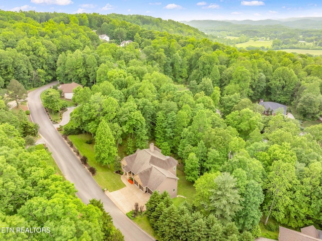 111 Winchester Cir, Oak Ridge, TN 37830 - bird's eye view of a heavily wooded area
