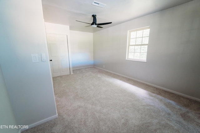 1799 Baker Hwy, Huntsville, TN 37756 - carpeted spare room with ceiling fan and baseboards