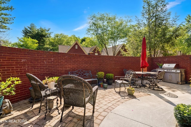 12311 Willow Ridge Ln, Farragut, TN 37934 - view of patio / terrace with outdoor dining space and grilling area