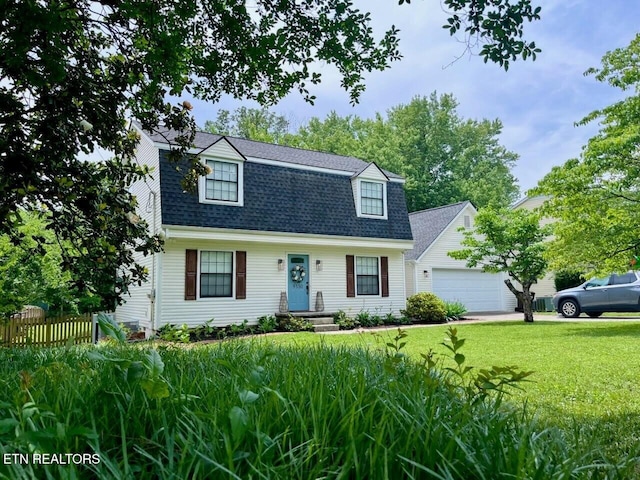 9330 Collingwood Rd, Knoxville, TN 37922 - colonial inspired home featuring a shingled roof, a garage, and a gambrel roof