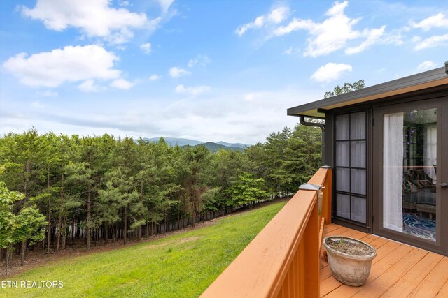 1949 E Mountain View Way, Sevierville, TN 37876 - balcony featuring a mountain view
