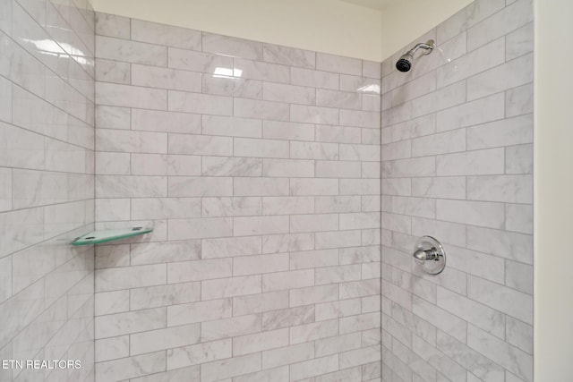 1122 N Shady Lane Loop, Clarkrange, TN 38553 - bathroom featuring a tile shower