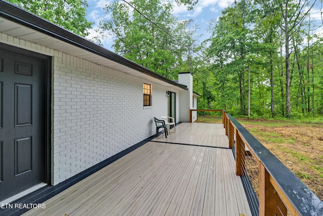 1122 N Shady Lane Loop, Clarkrange, TN 38553 - view of wooden deck
