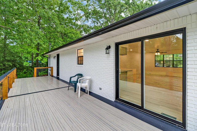 1122 N Shady Lane Loop, Clarkrange, TN 38553 - view of wooden terrace
