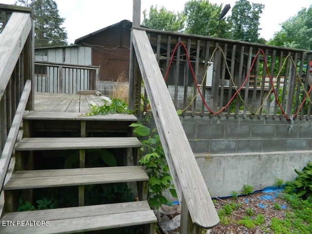 232 Sallings Rd, Luttrell, TN 37779 - view of wooden deck