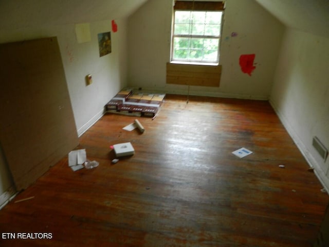 232 Sallings Rd, Luttrell, TN 37779 - additional living space with wood finished floors and lofted ceiling