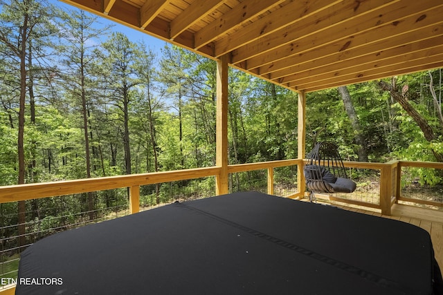 1705 Pkwy View Ct, Sevierville, TN 37876 - view of wooden deck