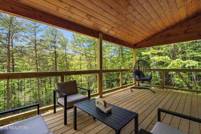 1705 Pkwy View Ct, Sevierville, TN 37876 - view of deck